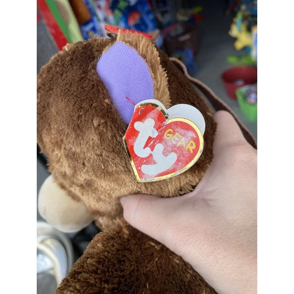 Ty Gear Coconut Monkey Plush Backpack 13